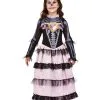 Dia De Los Muertos Roze Bruids Vermomming Meisje -Cosplay Kostuums Winkel dia de los muertos roze bruids vermomming meisje