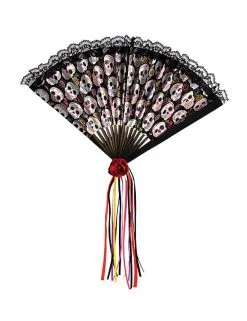 Dia De Los Muertos Waaier Voor Volwassenen