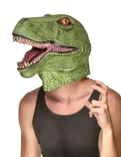 Dinosaurus Latex Masker Voor Volwassenen
