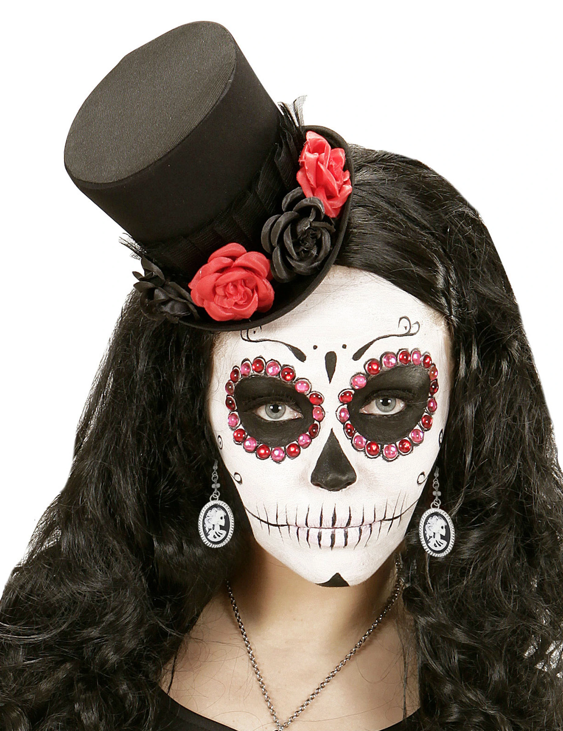 Doodskop Juweel Oorbellen 4 Doodskop Juweel Oorbellen - Afbeelding 2