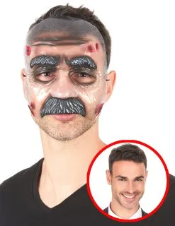 Doorzichtig Masker Met Snor Voor Volwassenen