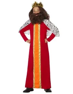 Drie Koningen Vermomming Kinderen Rood