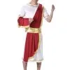 Driekleurige Romeinse Keizer Outfit Voor Mannen -Cosplay Kostuums Winkel driekleurige romeinse keizer outfit voor mannen