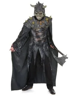 Duister Leger Ridderkostuum Voor Volwassenen