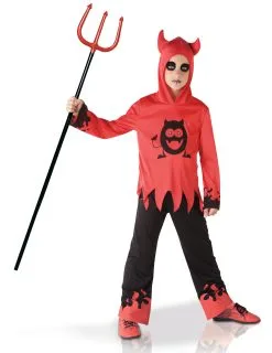 Duivel Kostuum Met Bewegende Ogen Voor Jongens