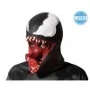 Een Zwart-wit Latex Symbiontmasker Volwassenen -Cosplay Kostuums Winkel een zwart wit latex symbiontmasker volwassenen
