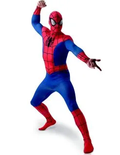 Eendelig Second Skin Spiderman™ Kostuum Voor Volwassenen