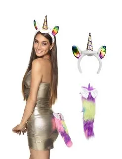 Eenhoorn Haarband En Staart Voor Volwassenen