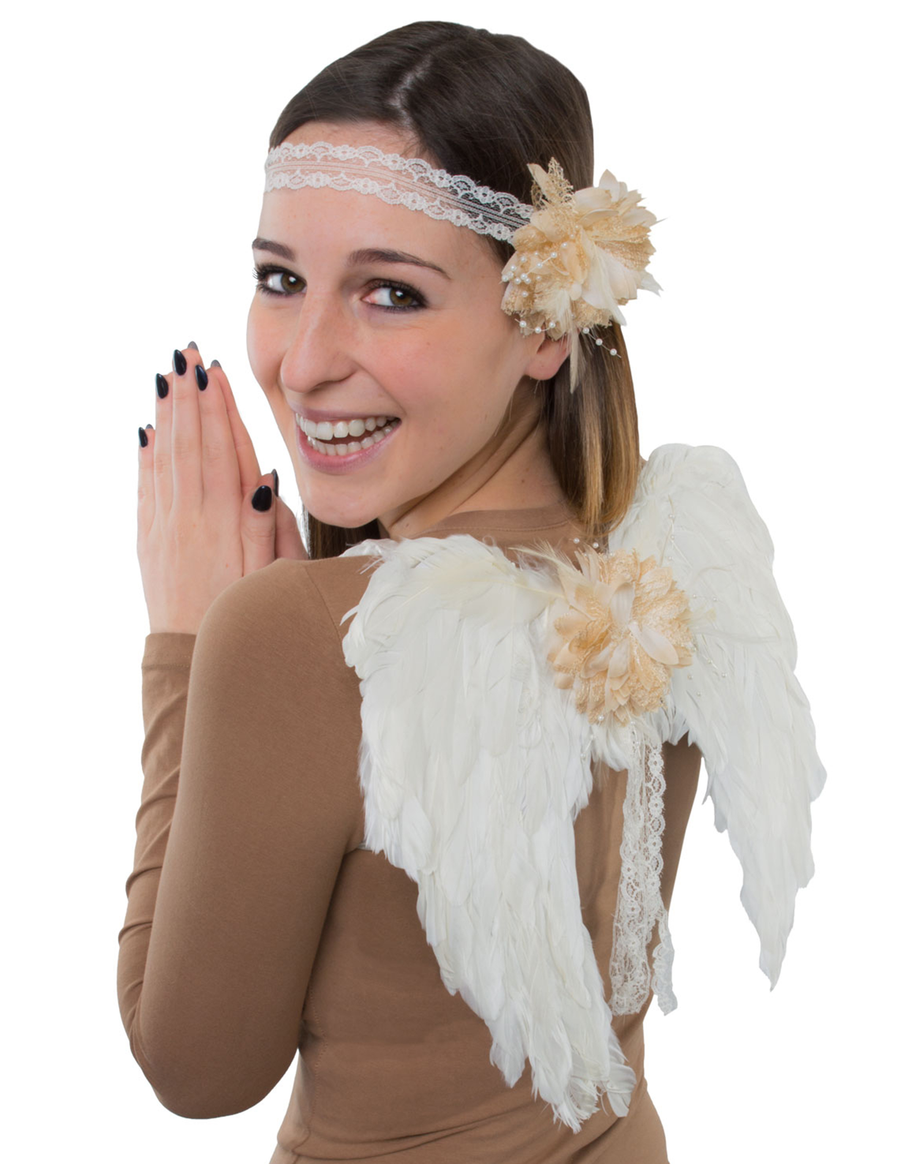 Engelen Vleugels Set En Hoofdband Voor Volwassenen 4 Engelen Vleugels Set En Hoofdband Voor Volwassenen - Afbeelding 2