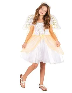 Engel Kostuum Met Vleugels Voor Meisjes