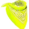 Fluo Gele Bandana Voor Volwassenen