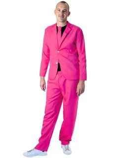 Fluo Roze Fashion Kostuum Voor Volwassenen