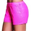 Fluo Roze Short Met Lovertjes Voor Vrouwen 1 Fluo Roze Short Met Lovertjes Voor Vrouwen -Cosplay Kostuums Winkel fluo roze short met lovertjes voor vrouwen