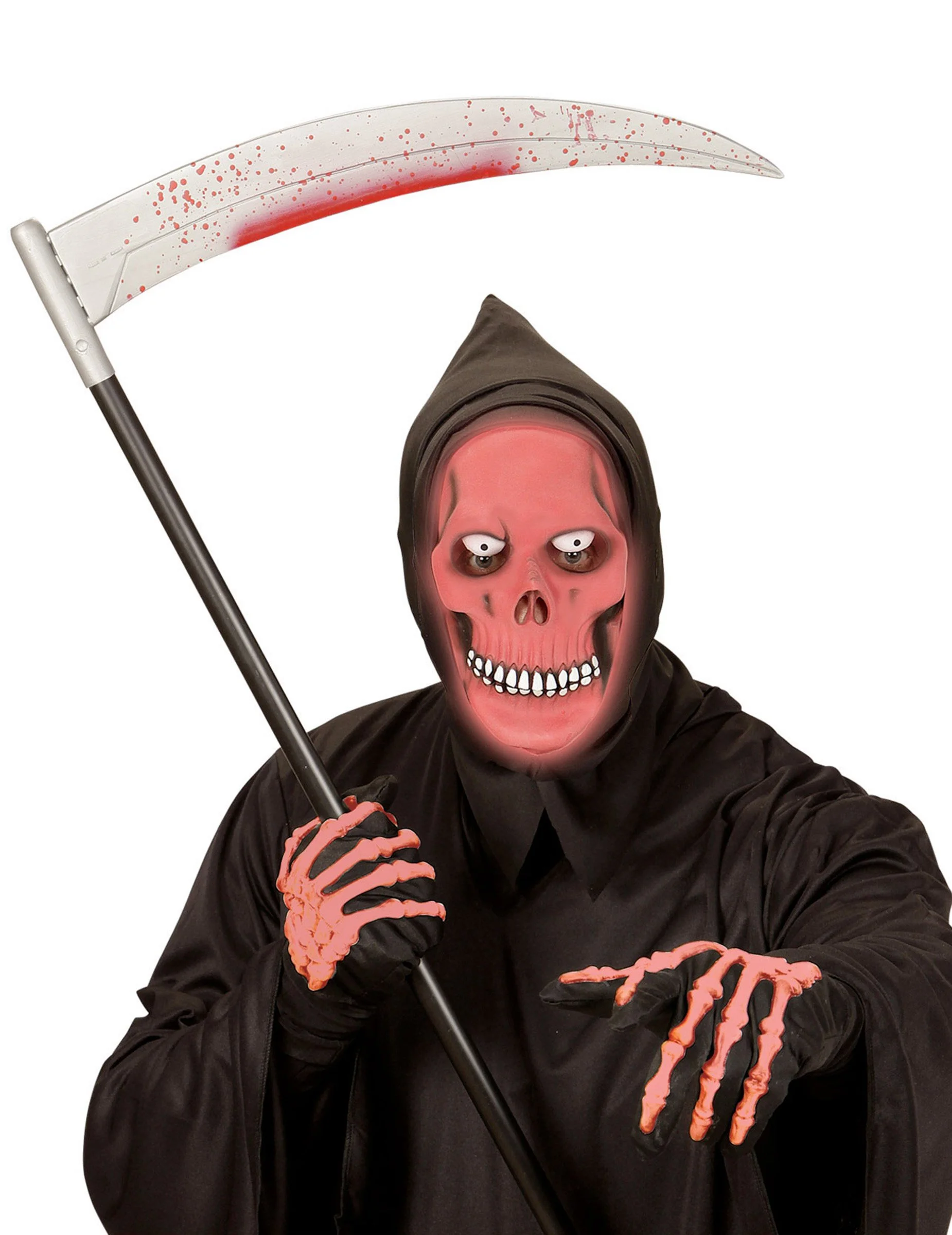 Fosforescerend Rood Reaper Masker Voor Volwassenen 4 Fosforescerend Rood Reaper Masker Voor Volwassenen - Afbeelding 2