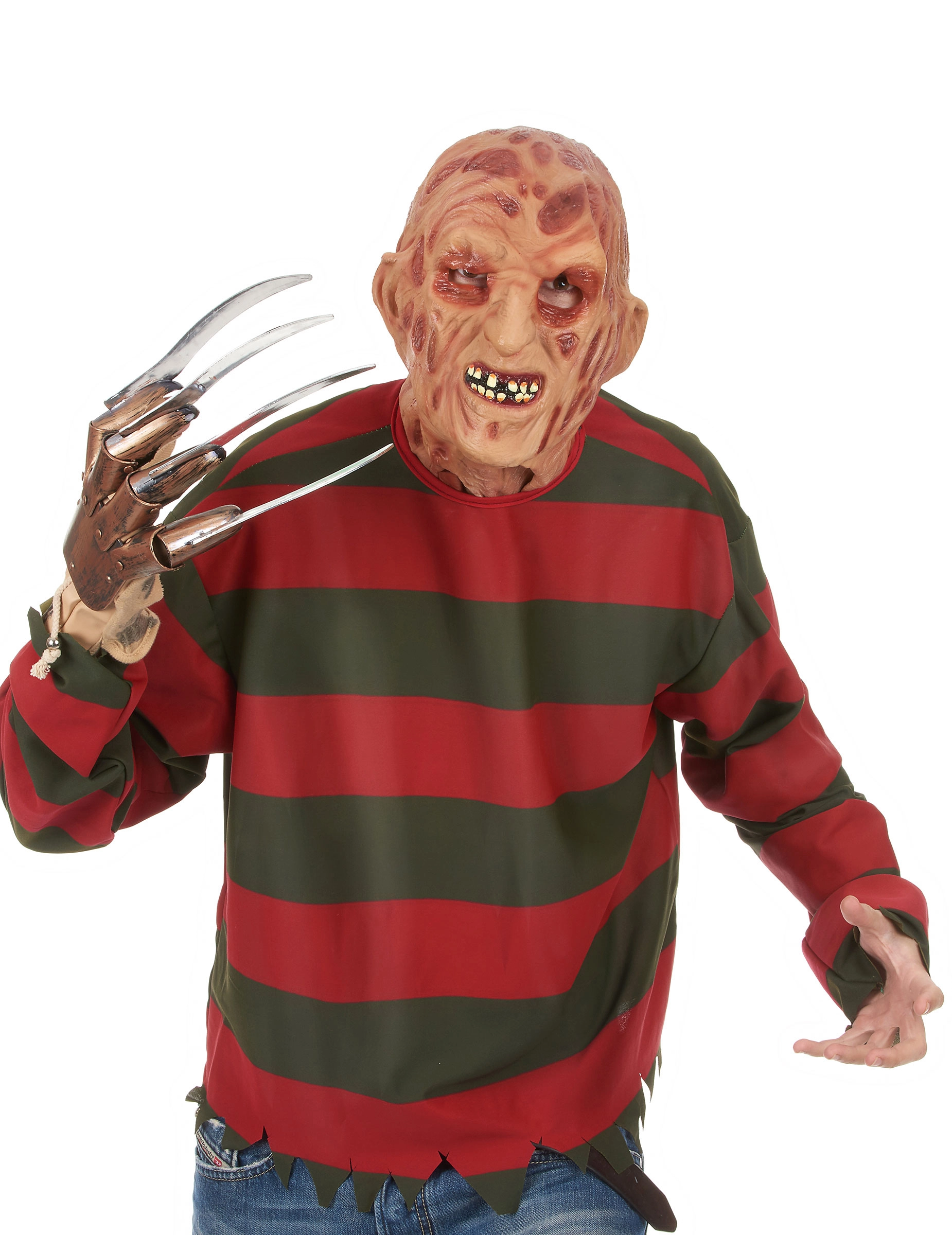 Freddy Krueger™ Masker Voor Volwassenen 3 Freddy Krueger™ Masker Voor Volwassenen