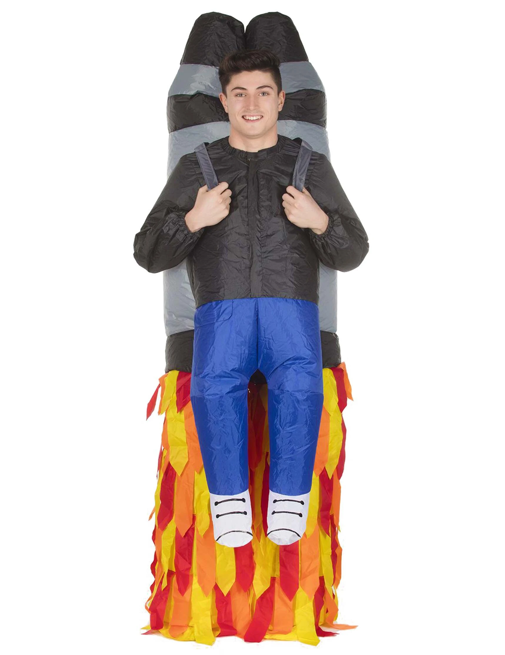 Gedragen Door Een Jetpack Morphsuits™ Kostuum Voor Volwassenen 3 Gedragen Door Een Jetpack Morphsuits™ Kostuum Voor Volwassenen