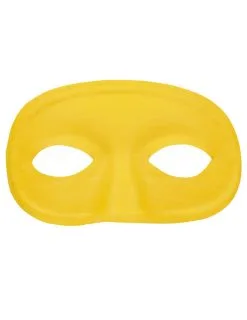 Geel Halfmasker Voor Volwassenen