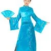 Blauw Meisjeskostuum Chinees