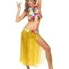 Gele Hawaiiaanse Rok Voor Volwassenen -Cosplay Kostuums Winkel gele hawaiiaanse rok voor volwassenen