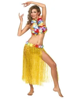 Gele Hawaiiaanse Rok Voor Volwassenen