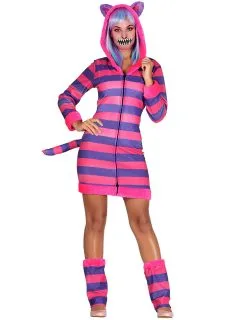 Gestreept Kattenkostuum Voor Vrouwen