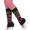 Gestreepte Veelkleurige Beenwarmers Voor Vrouwen 2 Gestreepte Veelkleurige Beenwarmers Voor Vrouwen -Cosplay Kostuums Winkel gestreepte veelkleurige beenwarmers voor vrouwen