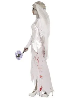 Getrouwde Zombie Halloween Kostuum Voor Dames -Cosplay Kostuums Winkel getrouwde zombie halloween kostuum voor dames 3
