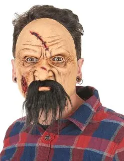 Gewonde Oude Man Masker Voor Volwassenen