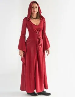 Gothic Rode Jurk Kostuum Voor Dames -Cosplay Kostuums Winkel gothic rode jurk kostuum voor dames 6