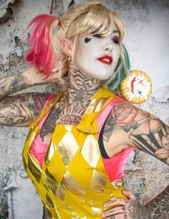 Gouden Harley Quinn Birds Of Prey™ Kostuum Voor Dames 8 Gouden Harley Quinn Birds Of Prey™ Kostuum Voor Dames -Cosplay Kostuums Winkel gouden harley quinn birds of prey kostuum voor dames 3