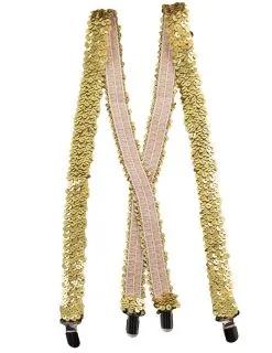 Goudkleurige Bretellen Met Lovertjes