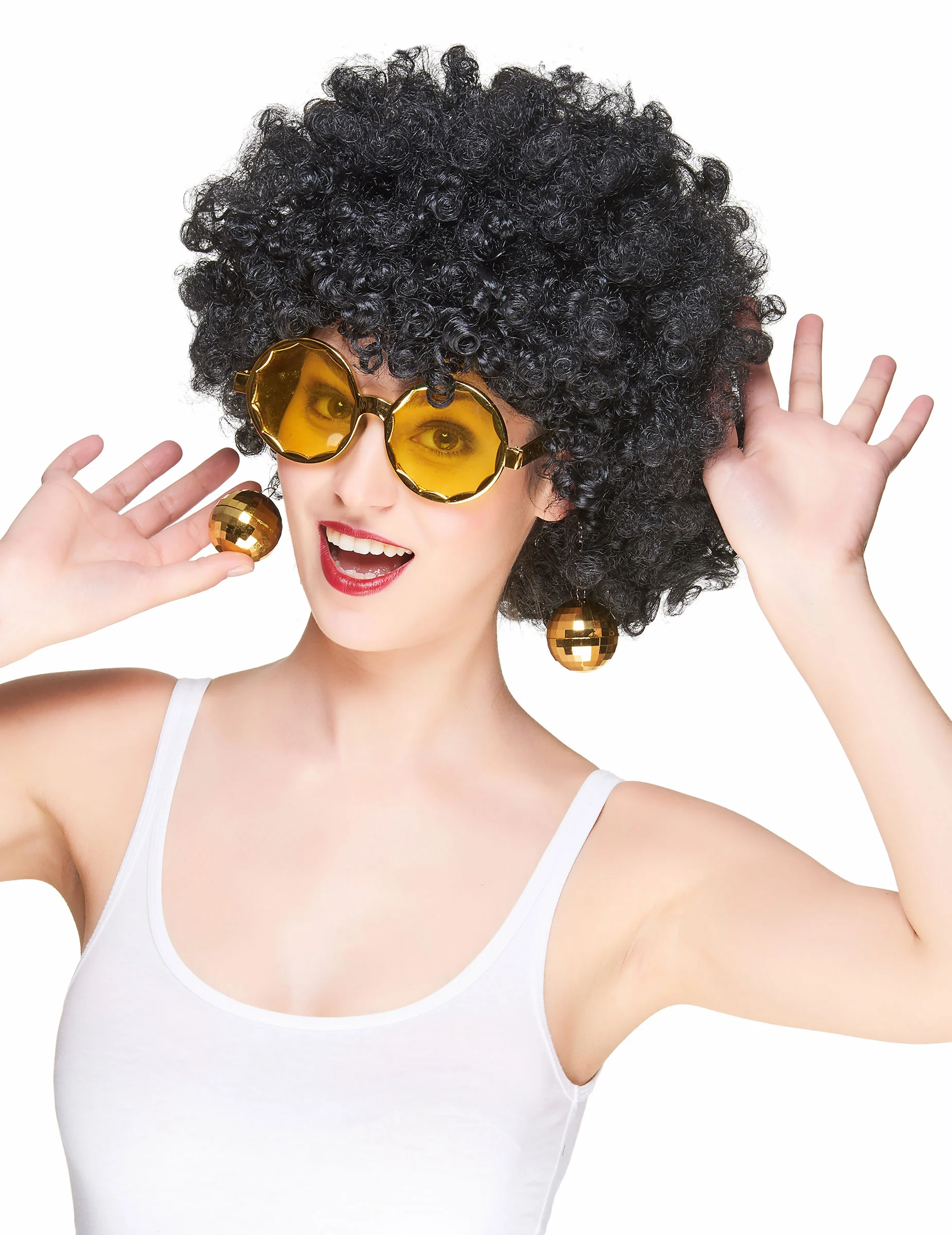 Goudkleurige Discobril Voor Volwassenen 4 Goudkleurige Discobril Voor Volwassenen - Afbeelding 2