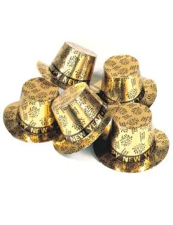 Goudkleurige Happy New Year Hoed