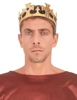 Goudkleurige Keizerskroon Voor Volwassenen -Cosplay Kostuums Winkel goudkleurige kroon voor volwassenen 3