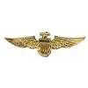 Goudkleurige Piloten Broche -Cosplay Kostuums Winkel goudkleurige piloten broche