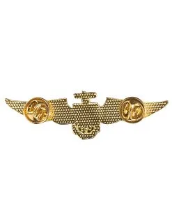 Goudkleurige Piloten Broche -Cosplay Kostuums Winkel goudkleurige piloten broche 2