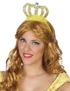 Goudkleurige Prinses Tiara Voor Volwassenen