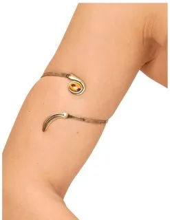 Goudkleurige Veer Armband Voor Volwassenen