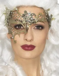 Goukleurig Metalen Oogmasker