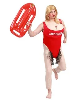 Grappig Strandwacht Kostuum Voor Mannen