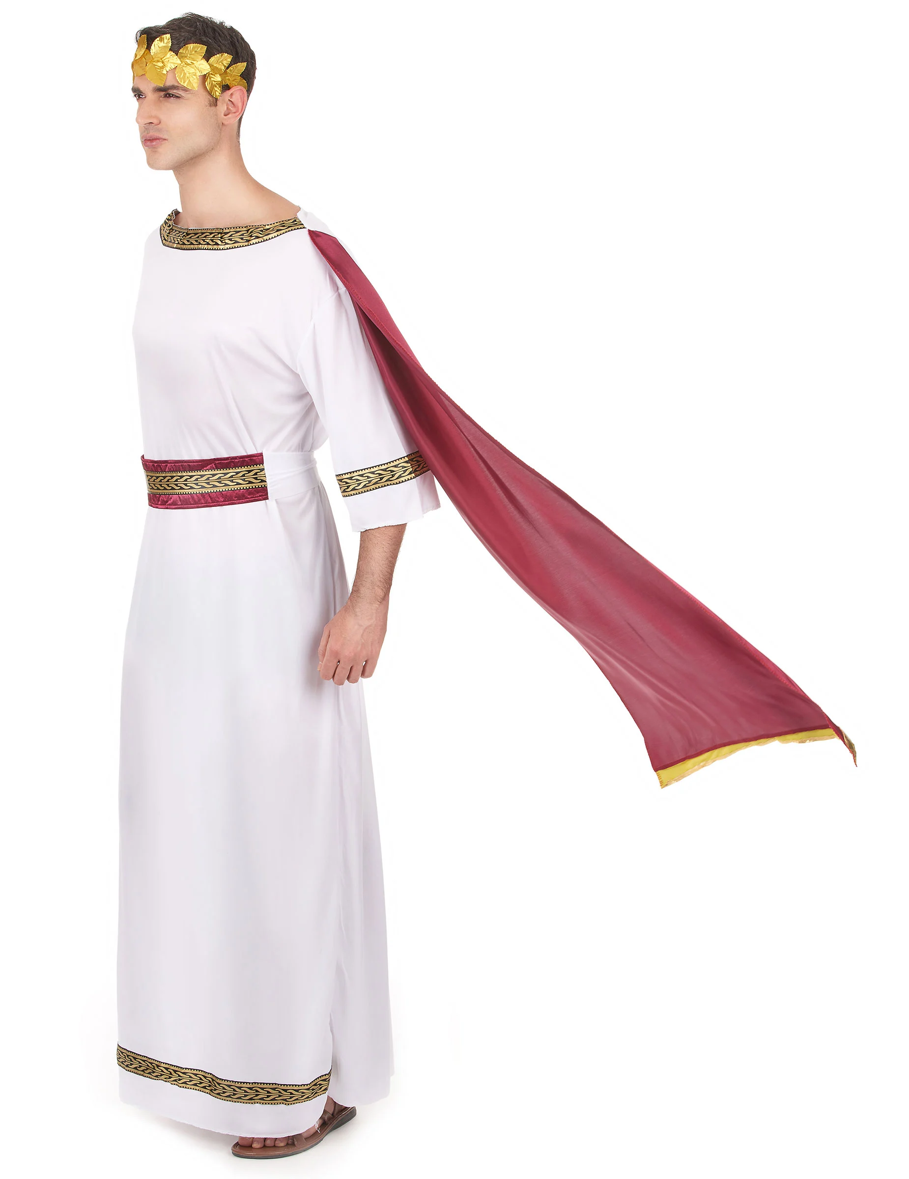 Griekse Keizer Kostuum Voor Mannen 4 Griekse Keizer Kostuum Voor Mannen - Afbeelding 2