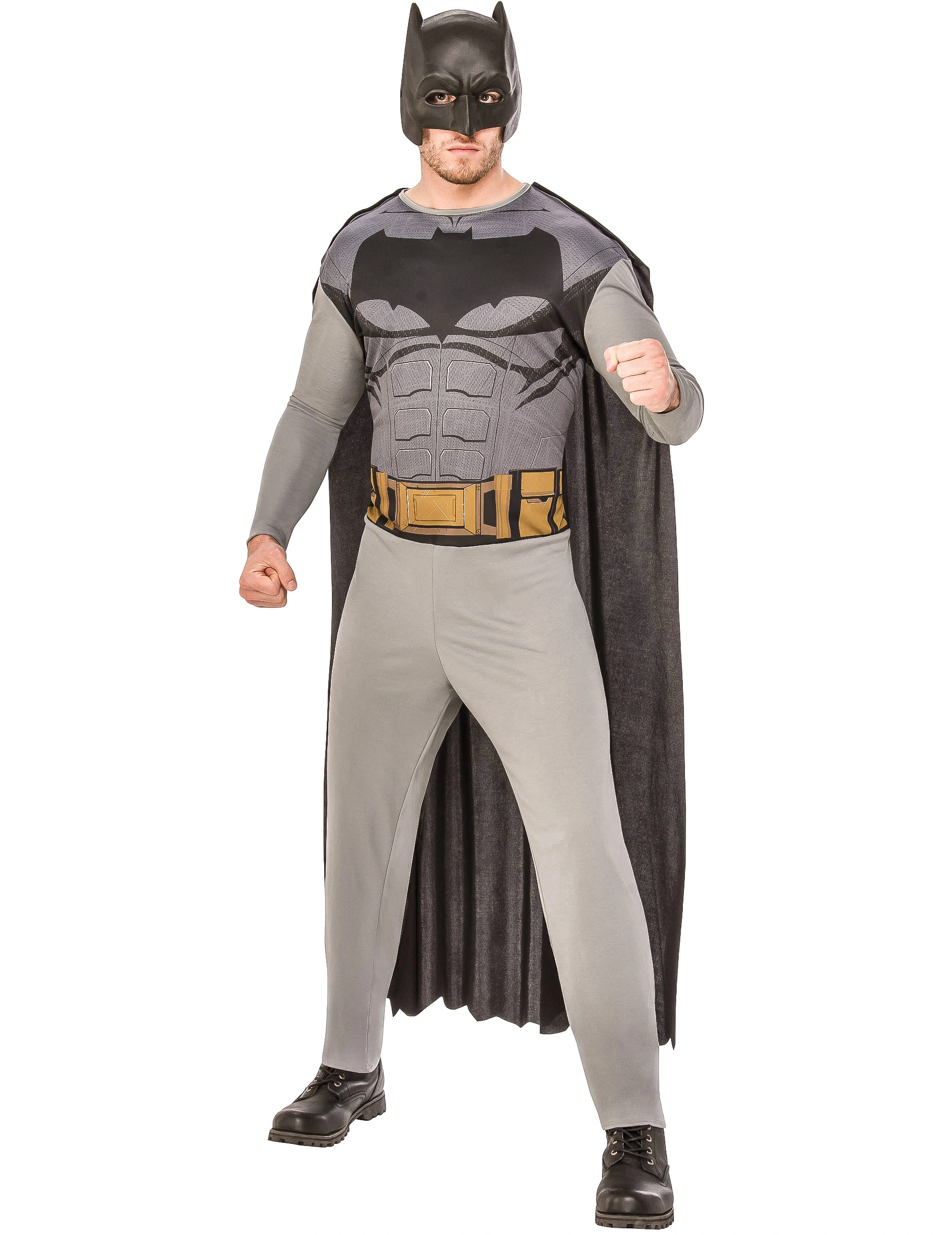 Grijs En Zwart Batman™ Kostuum Voor Volwassenen 3 Grijs En Zwart Batman™ Kostuum Voor Volwassenen