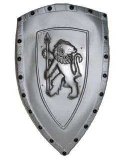 Grijs Plastic Leeuw Schild