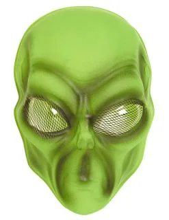 Groen Alien Masker Voor Volwassenen