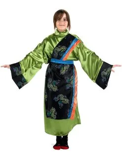 Groen Chinees Meisjes Kostuum