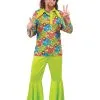 Groen Hippiekostuum Voor Mannen