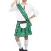 Groen Schotse Outfit Voor Heren -Cosplay Kostuums Winkel groen schotse outfit voor heren