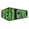 Groene Dead Girl Gothic Patch