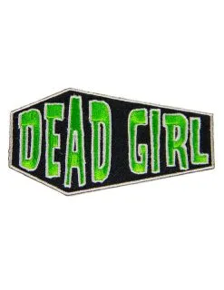 Groene Dead Girl Gothic Patch