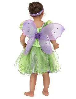 Groene Met Paarse Fee Outfit Voor Meisjes -Cosplay Kostuums Winkel groene fee kostuum voor meisjes 3